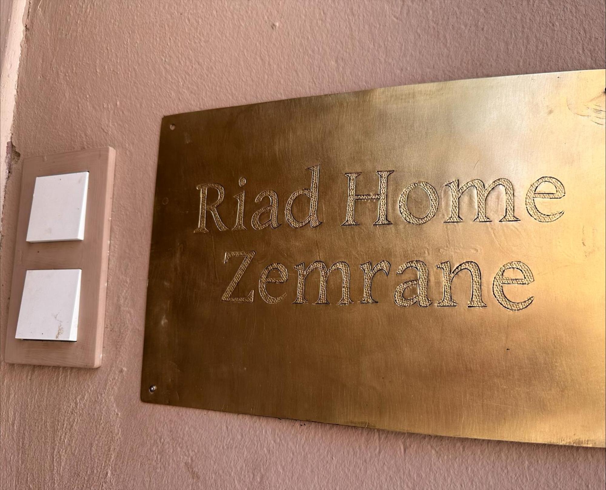 Riad Home Zemrane Μαρακές Εξωτερικό φωτογραφία
